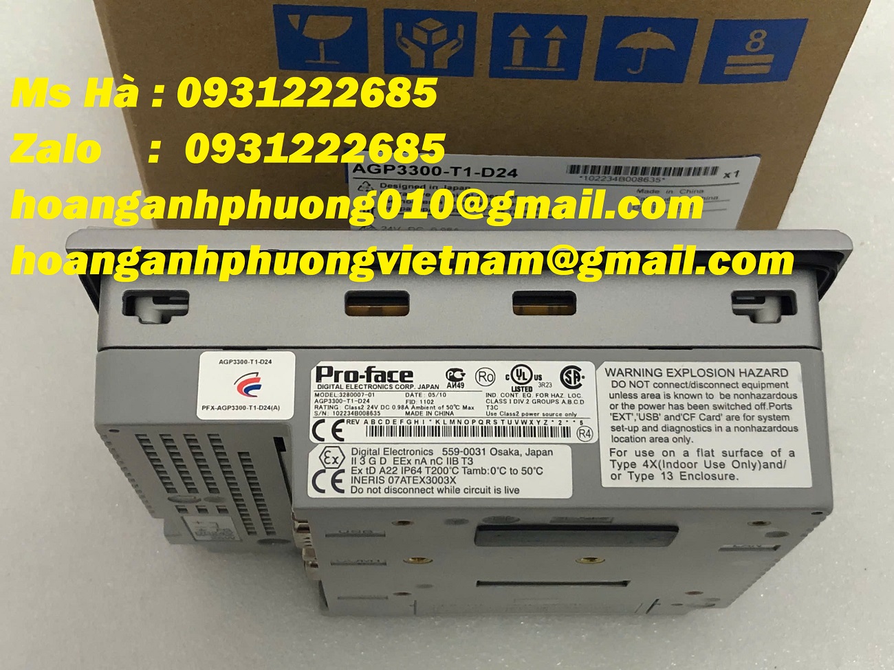 Chuyên cung cấp dòng màn hình Proface AGP3300-T1-D24
